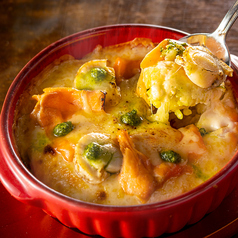 サーモンと帆立のドリア