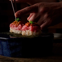 雲丹トロ寿司　二貫