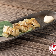 いぶりがっこチーズ/カワハギ味醂干し炙り　各