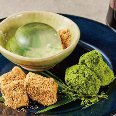 わらび餅3種盛り合わせ