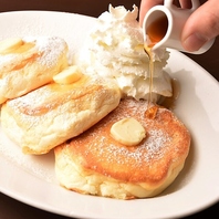 当店自慢のふわふわパンケーキがオススメ★