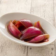 赤玉ねぎの醤油漬け