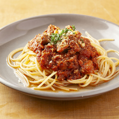 贅沢ミートソーススパゲティ