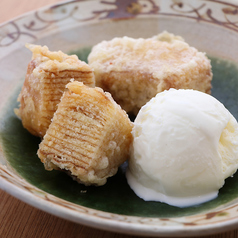 天ぷらバウムクーヘン　～バニラアイス添え～