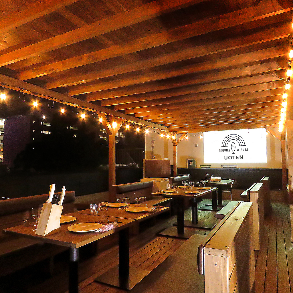 屋上テラス席！手ぶらで本格BBQ♪　BBQコース飲み放題付き5000円～のみで予約可能です。