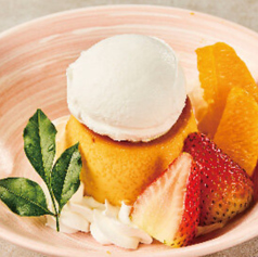 みのる自家製プリンアラモード