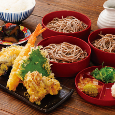 割子そば天ぷらご飯セット