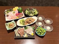 地鶏焼肉 鶏重のコース写真