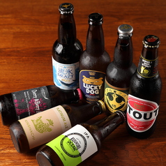 国産クラフトビール 常時30種以上。