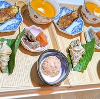 《季節ごとの旬な食材を使った創作料理》