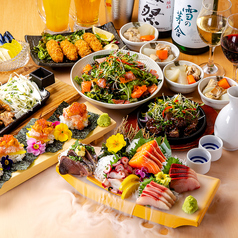 厳選まぐろと創作和食×3時間飲み放題 個室居酒屋　海王　神田店のコース写真