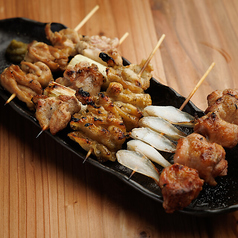焼き鳥五種盛り