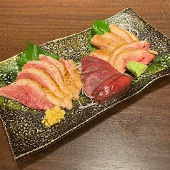 七谷鴨のお刺身（たたきもございます）