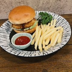わのみバーガー（唐揚げ・アジ・コロッケ）