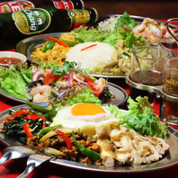 本場の味！多彩なタイ料理！