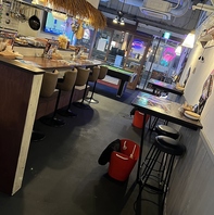 少人数から大人数、様々なお客様のご来店お待ちしてます