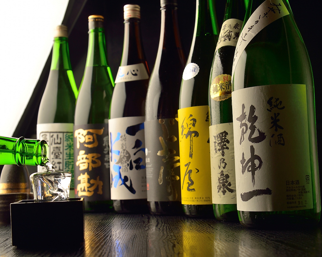 3500円以上のコースで【宮城の地酒】も飲み放題！！値段を気にせず飲み比べできます！