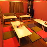 【お座敷あり、貸切OK】貸切は10名様～最大50名様まで可！　お座敷席で寛ぎのひと時を◎