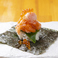 サーモントロいくら寿司●プリプリの食感と、口の中に広がる甘みをご堪能下さい。