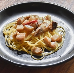 ポルチーニのペペロンチーノ