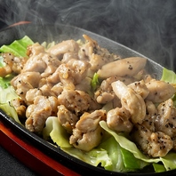 鶏の塩焼き鉄板定食