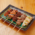 料理メニュー写真&nbsp;大山鶏　串の５種盛り合わせ