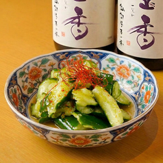 かち割り胡瓜/タコ山葵(わさび)
