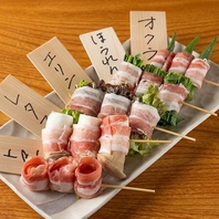 鰻串や焼鳥だけじゃない！バラエティ豊かな野菜巻き串◎