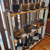 DENDEN店主オリジナルの陶器を販売しております。
