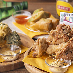 旬！筍と菜の花の明太チーズ春巻き ～燻製マヨネーズ添～