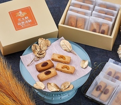 花生酥クッキー & 紹興酒酥クッキー（ピーナッツクッキー&紹興酒クッキー）1箱(2本入り×各4袋) 