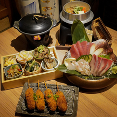 鮮魚とおばんざい 我屋のコース写真