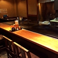 お一人様でもゆっくり楽しめるカウンター席。