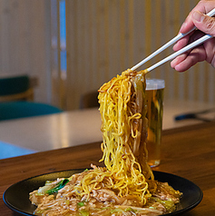 自家製オイスターソースあんかけ焼きそば