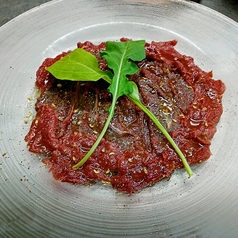 馬肉のカルパッチョ
