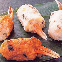 蟹爪薩摩揚げ(4本)【Crab Claw Satsuma-age (Deep-Fried Fish Cake) 4 Pieces 】
