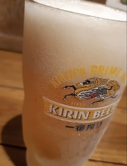 “キンキン”に冷えたビールをご用意してます♪