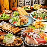 贅沢なお造り＆大人気の焼き鳥も全て食べ飲み放題