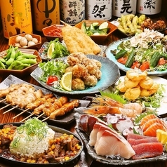贅沢なお造り&大人気の焼き鳥も全て食べ飲み放題