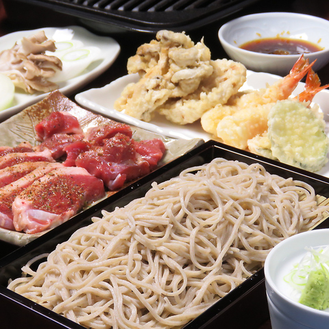 ちょっとした記念日などに美味しいおそばと鴨肉、天ぷらを..お楽しみ下さい