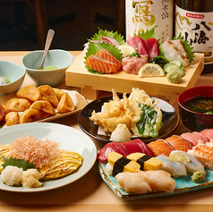 魚の登竜門 すしショップ百太郎のコース写真