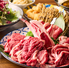 麻布の羊のコース写真