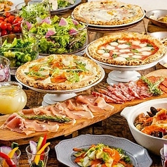 旬の食材を使用したブッフェメニュー