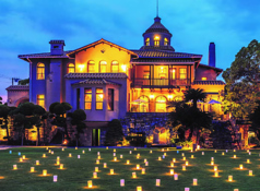 ジェームス邸のコース写真