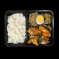 厚揚げと野菜炒め