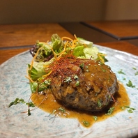 季節限定ジビエハンバーグも♪