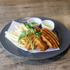 宇治抹茶塩とバターソースのこだわりポテトフライ