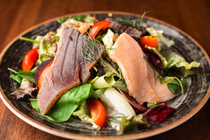海の生ハムのサラダ