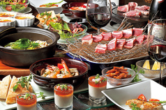 ダイニング藁の火のコース写真