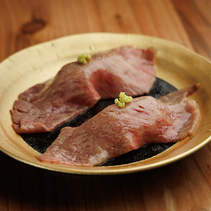 炙り和牛の握り(2貫)
